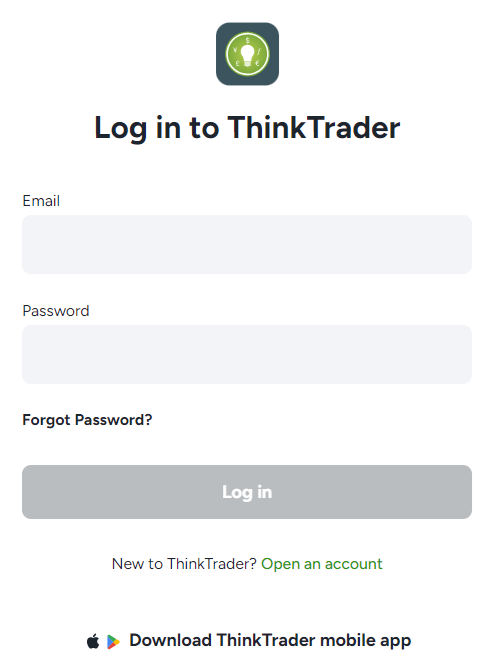 Login to ThinkTrader