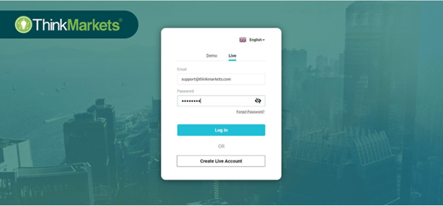 click Log In